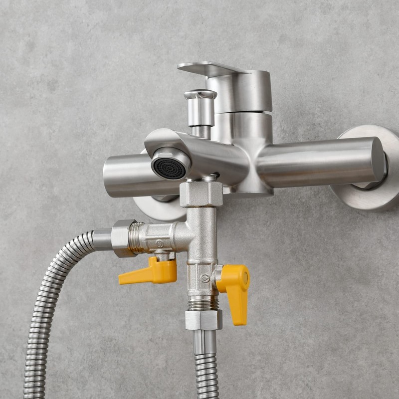 Ciencia Brass Water Diverter 3 Way Shower Diverter Valve T