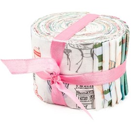 3 Wishes Precuts Sketches in Paris 2 1/2" Strip Roll st-3wimd-g-jl-vin