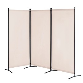 Portable 3-Panel Folding Privacy Screen Free-Standing Room Divider Modern Roo-Style for Home OfficeDefault: Default