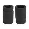 uxcell 1" Drive 32mm 12-Point Impact Socket, CR-MO Steel 80mm