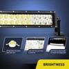 Nilight - 70015C-A LED Light Bar 22Inch 120W Curved Spot
