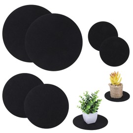 6 Pcs Plant Saucers for Indoors, Felt Plant Mat, Round Absorbent Plants Mat