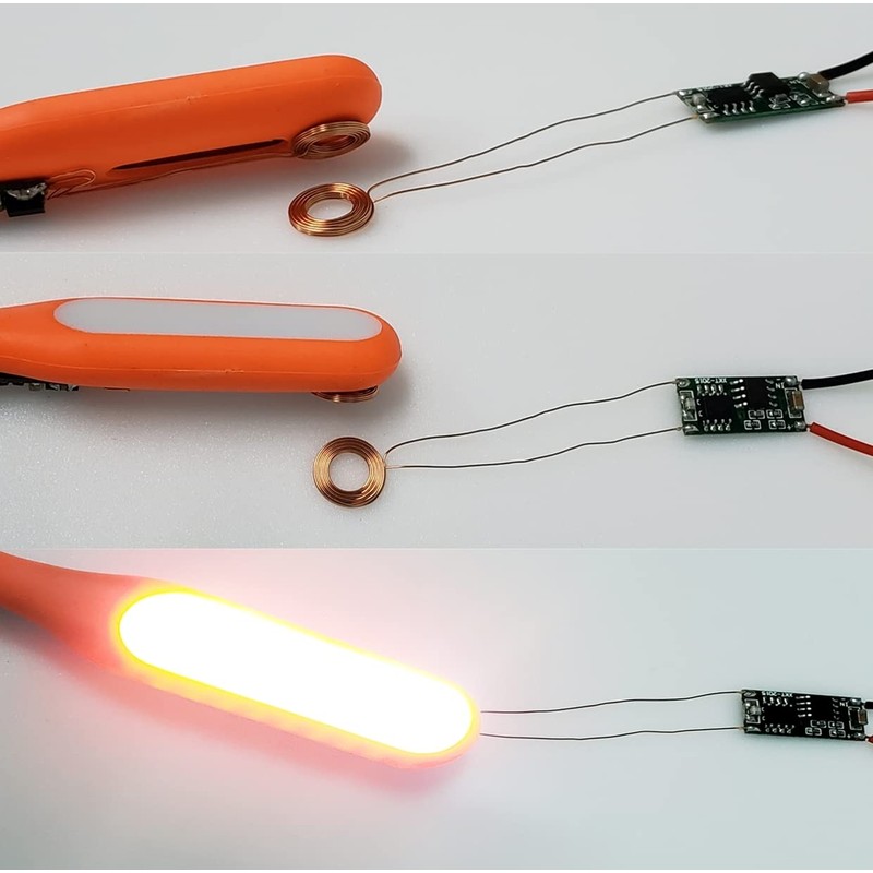 cogguee Wireless Charging Transmitter +Receiver Power Supply Module Inductive Charger