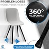 36 Chair Leg Caps with Black Felt - Also Ideal