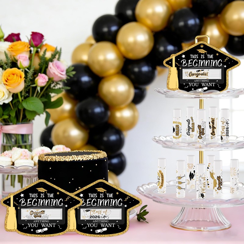 Nlicrst 30 Pack 2026 Graduation Lip Balms Gifts, Class of