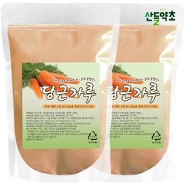 Domestic carrot powder 300gx2 pack Carrot 100% powder / 국내산 당근가루 300gx2팩 당근100% 분말