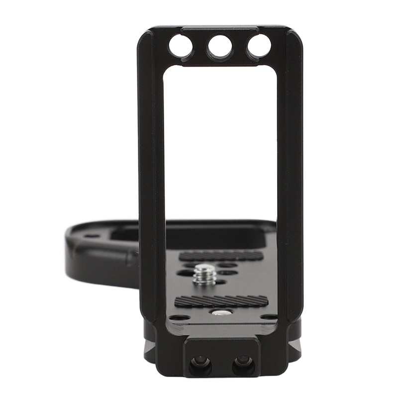 Aluminum Alloy Camera Grip L Bracket with 1/4in 3/8in for