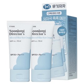Etude Soonjung Director Mineral Sunscreen 1+1 SPF50+ PA++++, 100ml, 1 unit / 에뛰드 순정 디렉터 무기자차 선크림 1+1 SPF50+ PA++++, 100ml, 1개