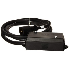 Conntek 10110-124BX 7-Way Cord & Wired Junction Box, 10.3', Black