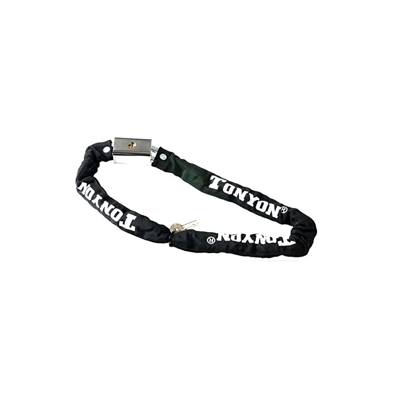 CUCUBA Padlock Chain for Bike and Motorcycle with Key, Heavy