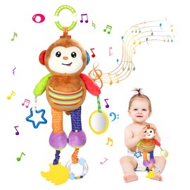 Venditer Baby Toy, Toddler Toy, Plush Rattle, Baby Crib Pram Hanging Toy for Babies, Toddlers (Monkey)