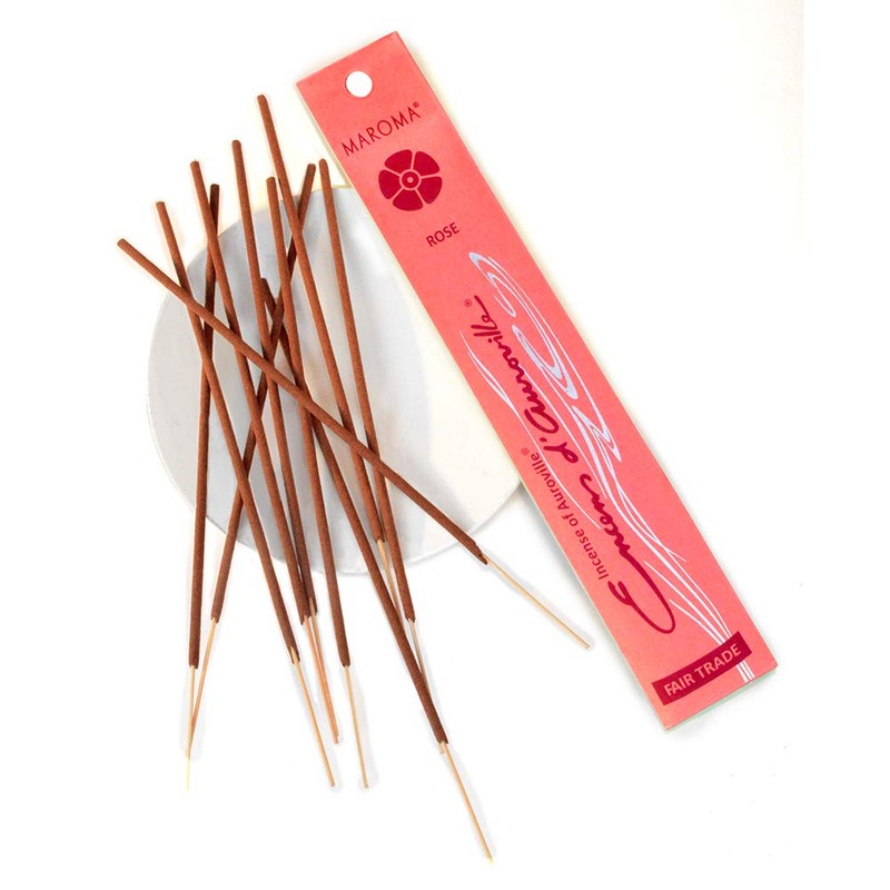 Maroma EDA Incense, Rose, 10 Count