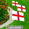G128 50 Pack Handheld England English Stick Flags 8x12 In