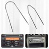 Hirificing 4PCS Radio Removal Pry Tool Kit, V-Shaped Stainless Steel