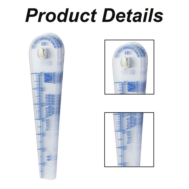 Feeler Gauge,19 Leaf 0.05mm to 2mm Gap Measuring Tool Plastic