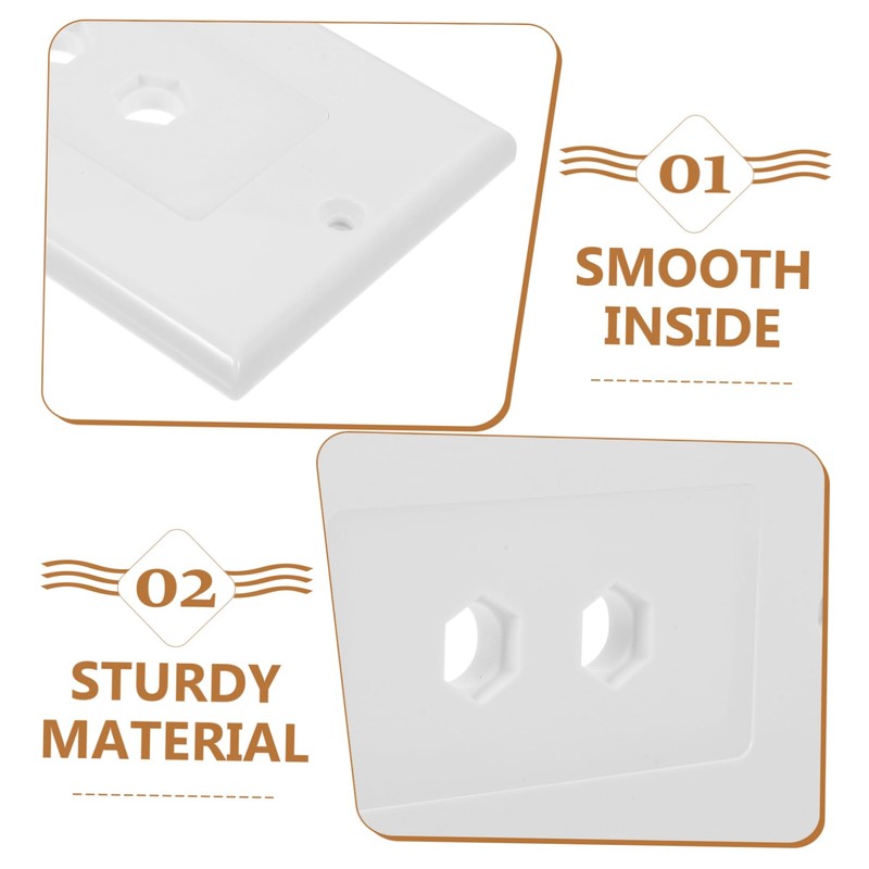 ORFOFE Speaker Wire Wall Plate with Banana Binding Posts Audio