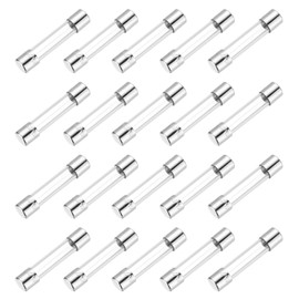 QUARKZMAN 1A 250 V Glassicherung 5 x 20 mm Zeitverzögerungssicherung UL-gelistete träge Sicherung für Haushaltsgeräte (20er-Pack)