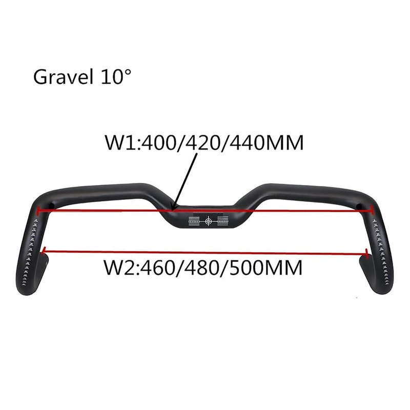 Road Handlebars Carbon Bike Handlebar 31.8 mm Full Carbon Integrated