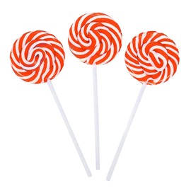 Red Swirl Lollipops - 24 Candy Suckers Individually Wrapped Bulk - Large 18g (2 inch Pops) - Great for Candy Buffet - Valentines Day - Dr Seuss Candy Birthday Party Favors