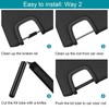 6PCS Sun Visor Repair Kit for Jeep Wrangler JK JKU
