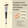 ENERGY Double Sided Foundation & Concealer Brush - 2-in-1 Angled