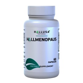 HallMenopaus – Estrogen Supplement for Women – Natural Menopause Relief with Herbal Extracts – Supports Hormonal Balance, Hot Flashes, Night Sweats & Mood Stability – 60 Capsules