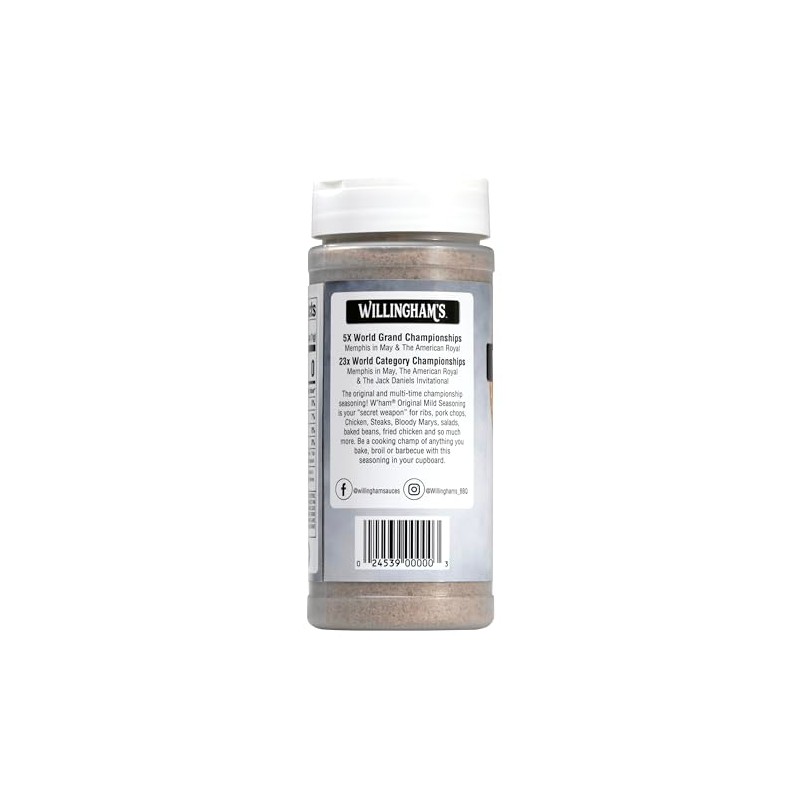 Willingham's W'ham Seasoning - Original Mild (Pack of 2)
