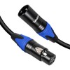 Tainston XLR Cable 50 Feet Premium XLR Microphone Cable 3-Pin