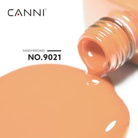 CANNI Esmalte De Uñas En Gel 1 Pieza Esmalte De Uñas En Gel Nude Color Naranja Pastel Para Verano Esmalte De Uñas En Gel Uv De Alto Brillo Manicura