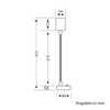 ledscom.de Waika Reading Lamp with Gooseneck and Switch Matte White