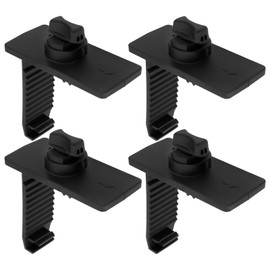OTOTEC Pack of 4, 54.5 x 25 mm, non-slip car mat retaining clips, floor mat holder for screw-on compatible with Honda, compatible with Civic Jazz CR-V HR-V, compatible with Acura models