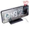 LED Digital Alarm Clock with Temperature and Humidity Display Desktop