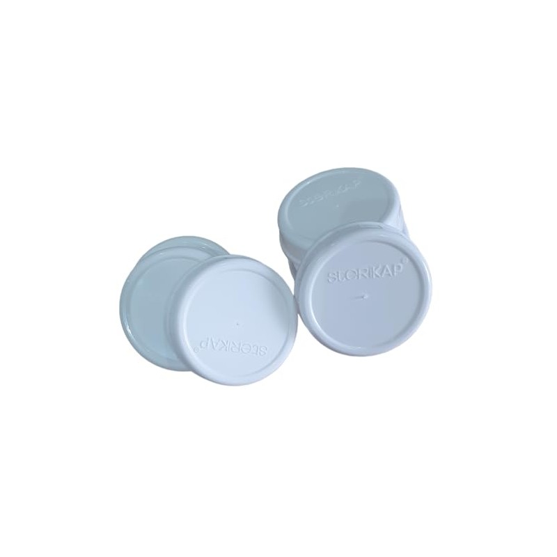 6 X SteriKAP 'REGULAR' Lids - 70mm Diametre Fit 'REGULAR