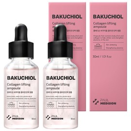 Paul Medison Elasticity Ampoule, 30ml, 2 Bakuchiol Collagen Ampoules / 폴메디슨 탄력 앰플, 30ml, 바쿠치올콜라겐앰플 2개