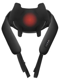Width Adjustable Cordless Neck Massager with Heat - Shiatsu Neck and Back Massager for Pain Relief Deep Tissue, 6D Kneading Leg Shoulder Massage Gifts for Women Men Mom Dad Birthday Anniversary