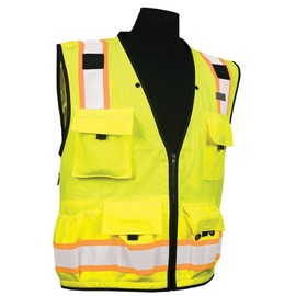 ML Kishigo Professional Surveyors Vest 2XL Lime