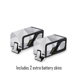 MightySkins Glossy Glitter Skin Compatible with DJI Avata - Gray Polygon | Protective, Durable High-Gloss Glitter Finish | Easy to Apply | Made in The USA