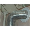 Metal Ventilation Ducting Pipe Wall Plate Spigot White 80mm Diameter