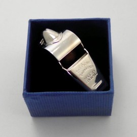 GENUINE Acme Thunderer No 60.5 Small, Solid Brass Pea Whistle with GIFT BOX