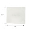 Funeral Book White for Loved Ones in Loving Memory of