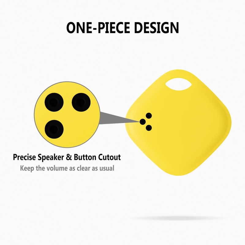 Geiomoo Silicone Case for Tile Mate (2024) Tracker, Soft Flexible