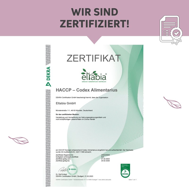 eltabia Acai Tabletten 2000 Presslinge | Hochdosiert 5000mg Tagesdosis |