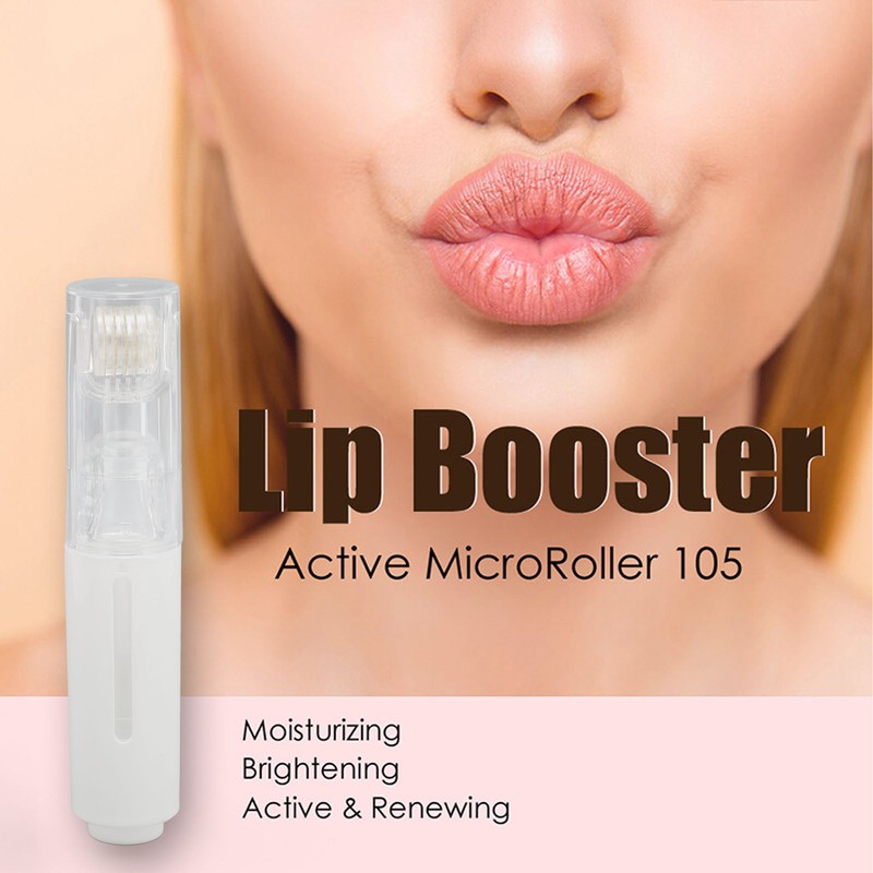 0.25mm White Lip Care Roller Portable Micro Lip Roller Massager