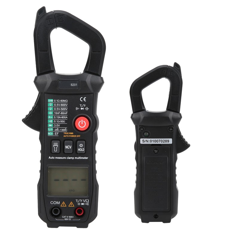 ET8201 600A 600V AC/DC Clamp Meter Intelligent Automatic Identification High