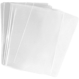 RICEDUO 100-Pack Cellophane Treat Bags with Twist Ties - 5x7 Inch Clear Party Favor Bags for Candy, Cookies, Birthday Goodies, Baby Showers & Holiday Gift Wrapping