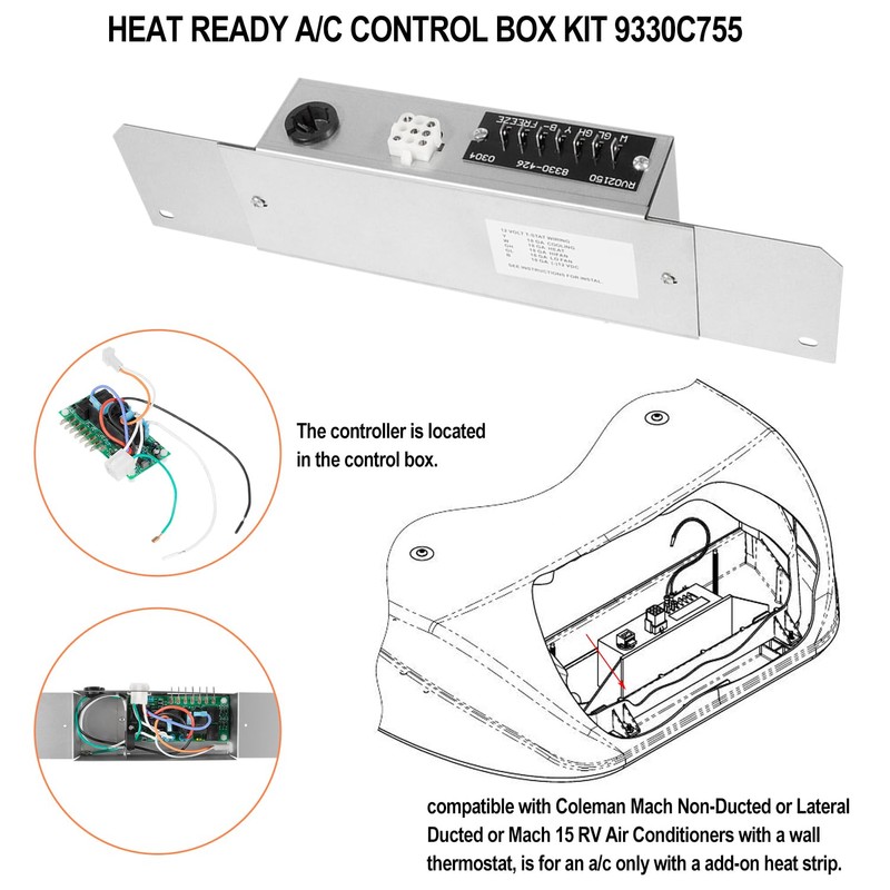 9330C755 Control Box Assembly Heat Ready AC Cool Control Replacement