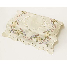 Tissue Case, Lace, Embroidery, Flower Cutwork, Tissue Cover