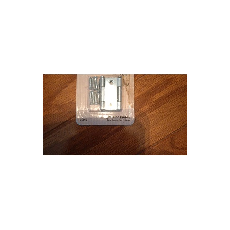Everbilt 1-1/2 in. Zinc Plated Narrow Utility Hinges (2-Pack)