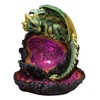 Ebros 5.5" Tall Andromeda Galaxy Wyrmling Dragon On Crystal Geode