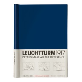LEUCHTTURM1917 337226 Sprinback binder PEKA, for 150 Sheets, Navy
